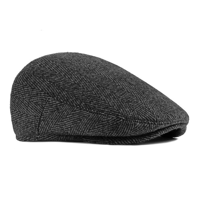 Casquette Plate en Laine à Chevrons - Eastbourne 2