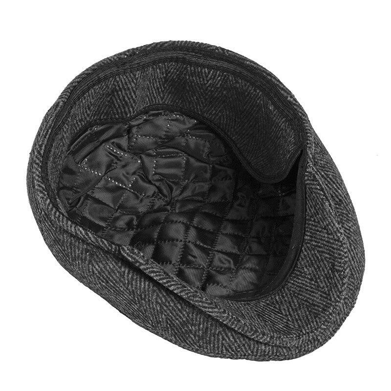 Casquette Plate en Laine à Chevrons - Eastbourne 4
