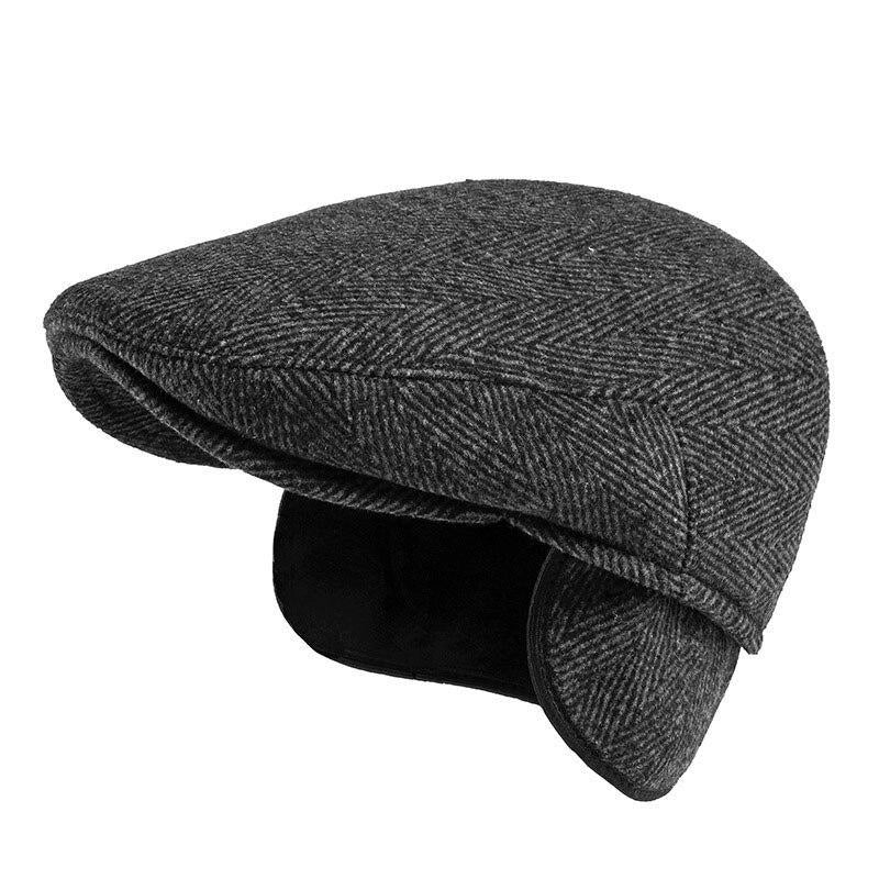 Casquette Plate en Laine à Chevrons - Eastbourne 5