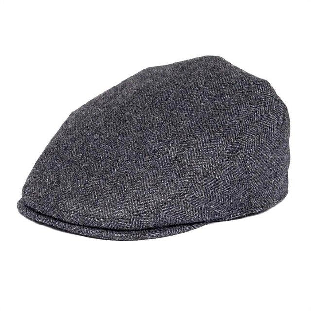 Casquette Plate en Laine à Chevrons - Glanmire 1