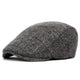 Casquette Plate en Laine à Chevrons - Irvine