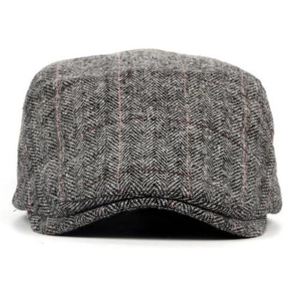 Casquette Plate en Laine à Chevrons - Irvine 2