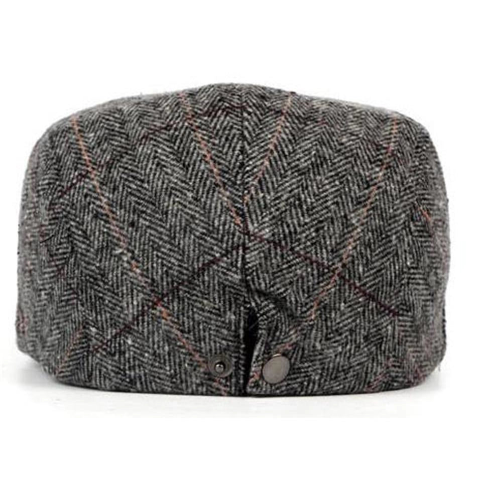 Casquette Plate en Laine à Chevrons - Irvine 3