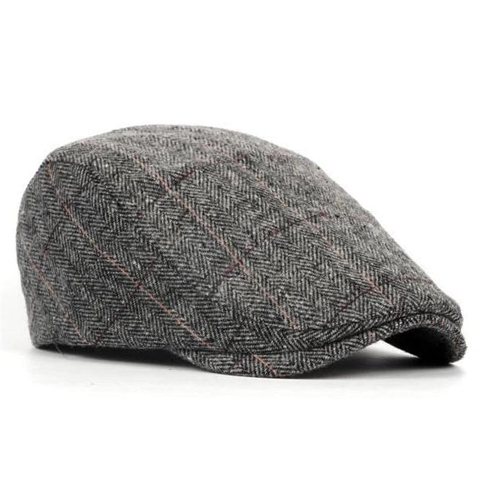 Casquette Plate en Laine à Chevrons - Irvine 4