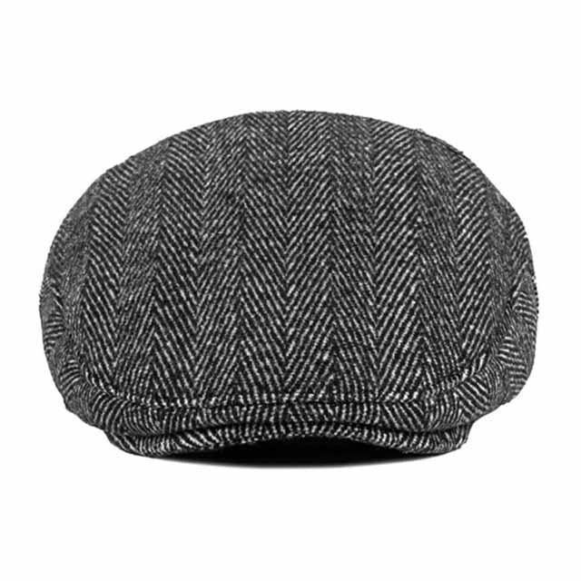 Casquette Plate en Laine à Chevrons - Thurles 3