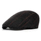 Casquette Plate en Laine à Rayures - Hawick