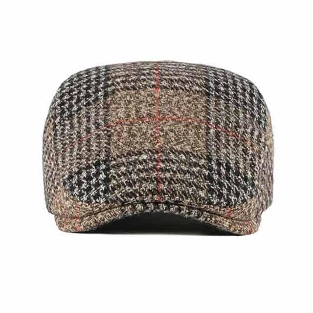 Casquette Plate en Laine à Rayures - SaintHelens 2