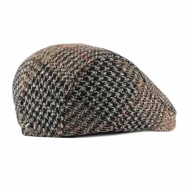 Casquette Plate en Laine à Rayures - SaintHelens 4