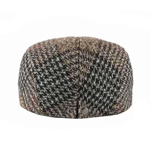 Casquette Plate en Laine à Rayures - SaintHelens 5
