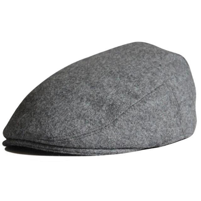 Casquette Plate en Laine - Dublingrey 1