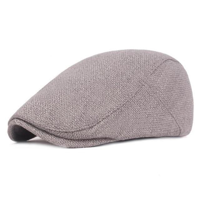 Casquette Plate en Lin - Grisail 1
