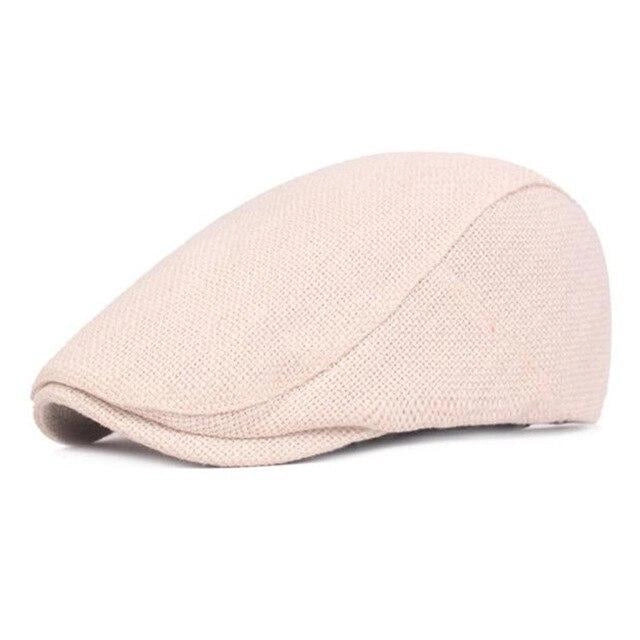 Casquette Plate en Lin - Sablon 1