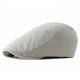 Casquette Plate en Polyester Beige - Sabléonnet