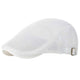 Casquette Plate en Polyester Blanc - Solstice