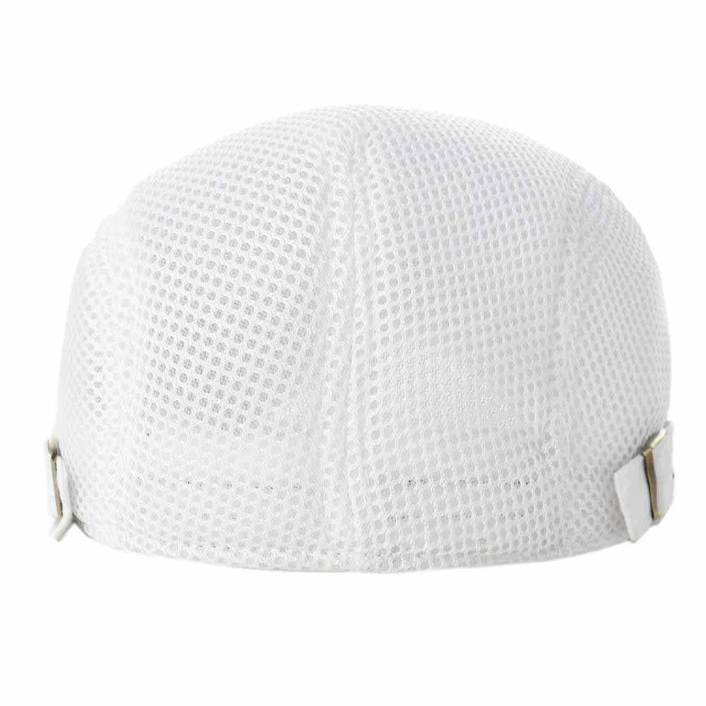 Casquette Plate en Polyester Blanc - Solstice 3