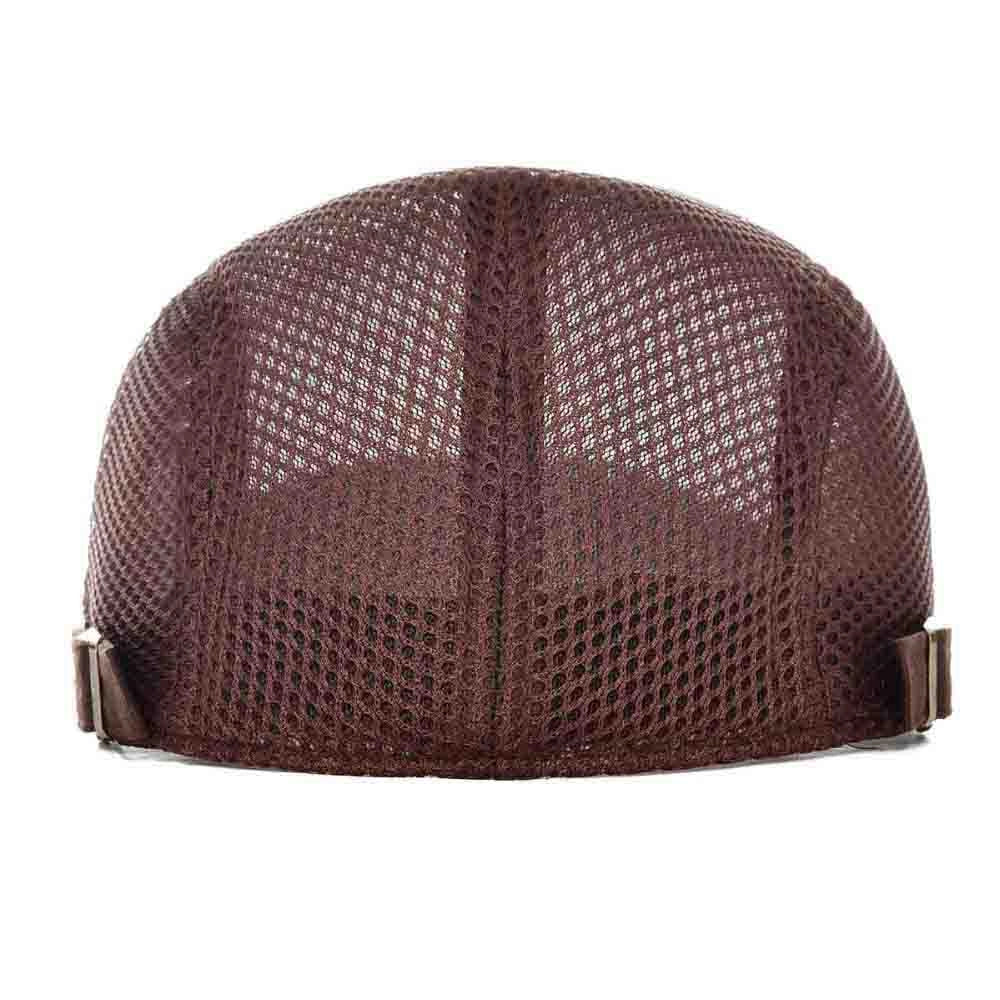 Casquette Plate en Polyester - Châtaigne 4