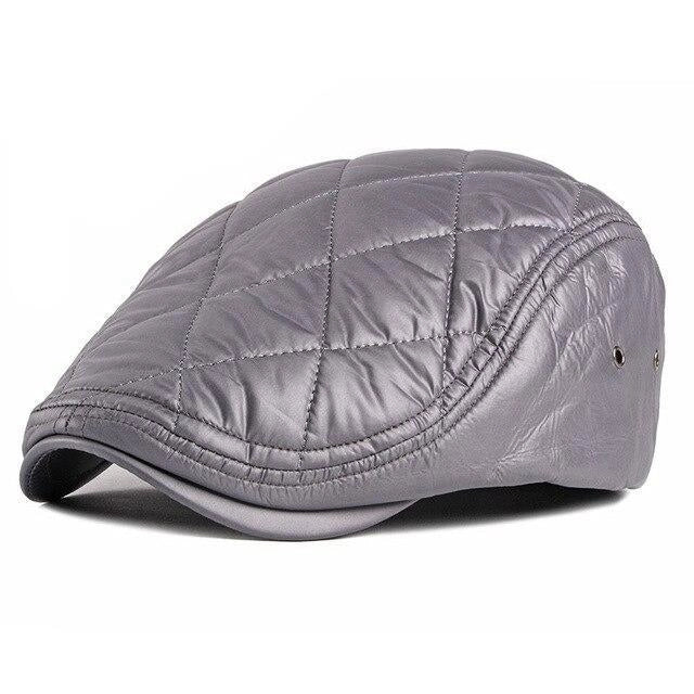 Casquette Plate en Polyester Gris Chiné - Carluke 1