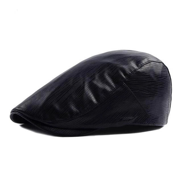 Casquette Plate en Simili Cuir - Abyssal 1