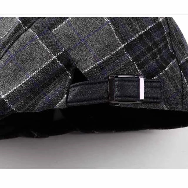 Casquette Plate en Tweed à Carreaux - Braeside 2