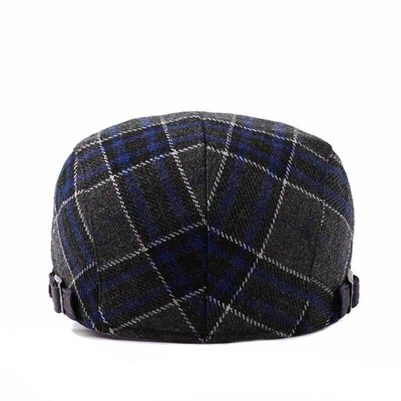 Casquette Plate en Tweed à Carreaux - Braeside 3