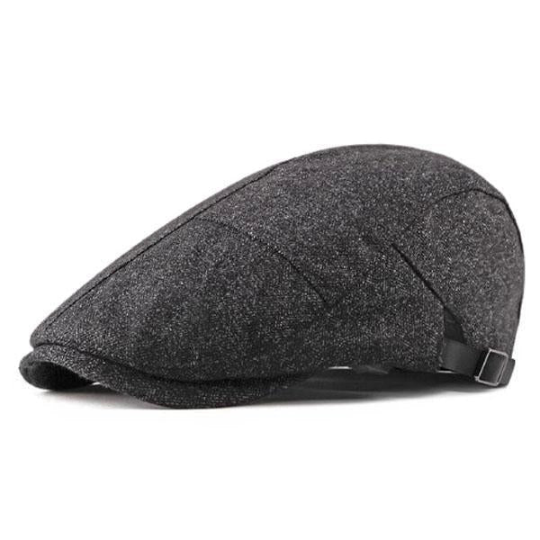 Casquette Plate en Tweed à Chevrons - Barnsley 1