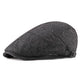 Casquette Plate en Tweed à Chevrons - Barnsley