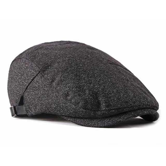 Casquette Plate en Tweed à Chevrons - Barnsley 3