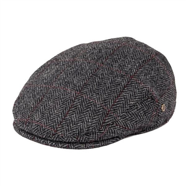 Casquette Plate en Tweed à Chevrons - Bootleg 1