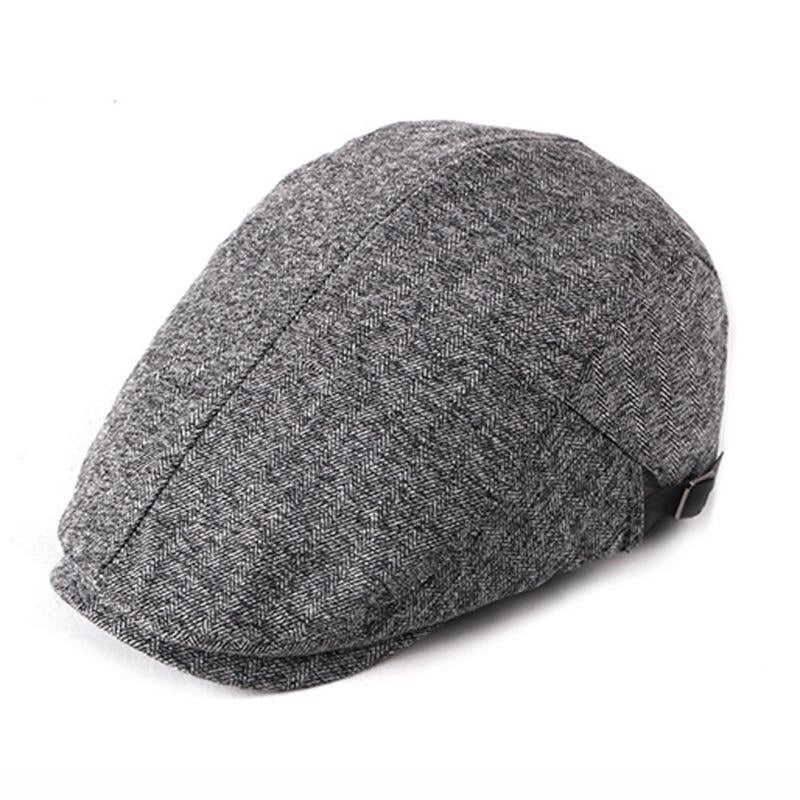 Casquette Plate en Tweed à Chevrons - Chesterfield 2