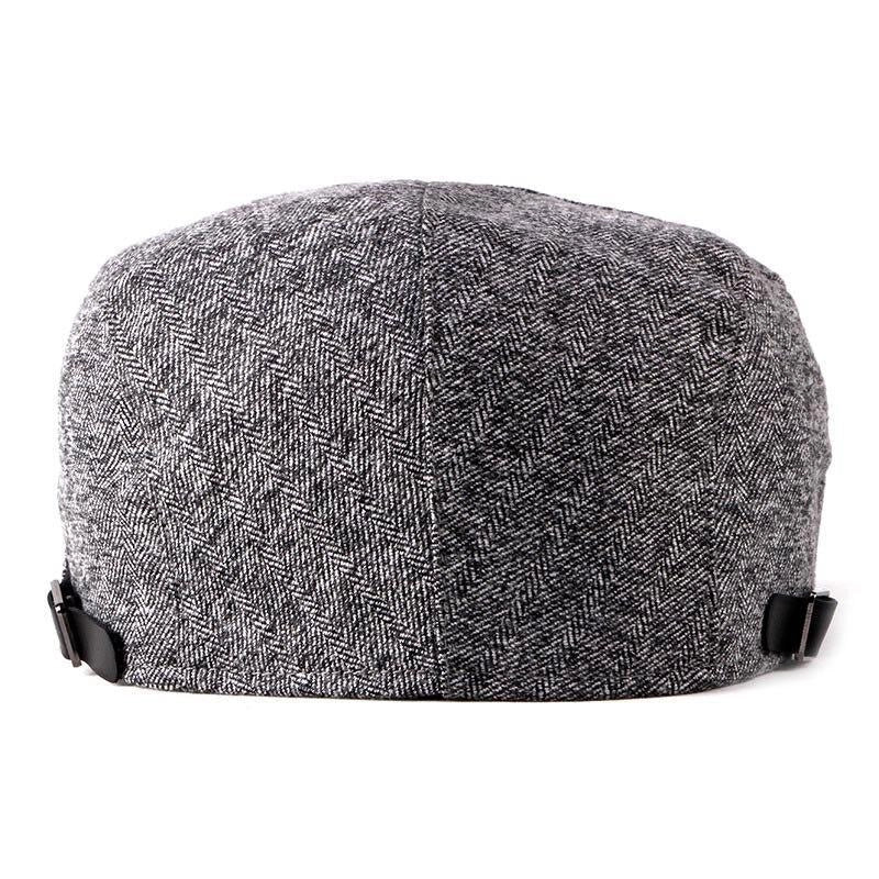 Casquette Plate en Tweed à Chevrons - Chesterfield 4