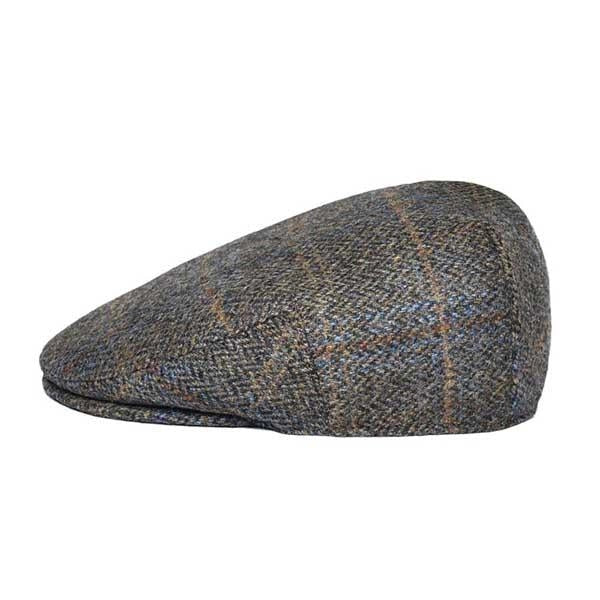 Casquette Plate en Tweed à Chevrons - Glenharris 2