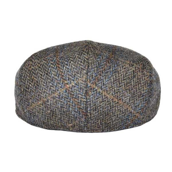Casquette Plate en Tweed à Chevrons - Glenharris 3