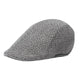 Casquette Plate en Tweed à Chevrons - Herringdale