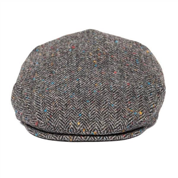 Casquette Plate en Tweed à Chevrons - Tarbert 2