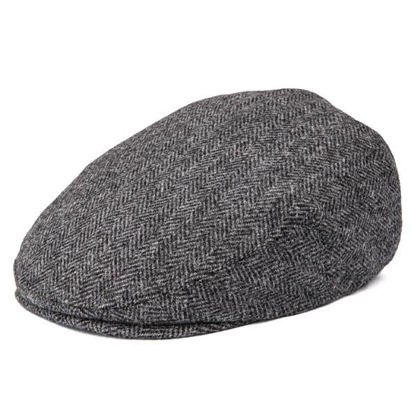 Casquette Plate en Tweed à Chevrons - Wakefield 1