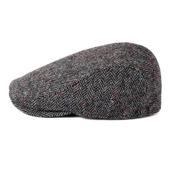 Casquette Plate en Tweed à Chevrons - Warrenpoint 2