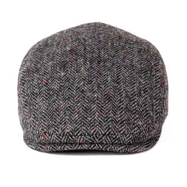 Casquette Plate en Tweed à Chevrons - Warrenpoint 3