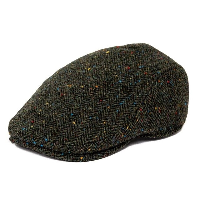 Casquette Plate en Tweed - Chevrondale 1