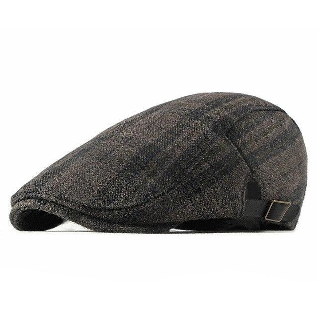 Casquette Plate en Tweed Vintage - Bathwick 1