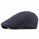 Casquette Plate Vintage en Coton - Navyton
