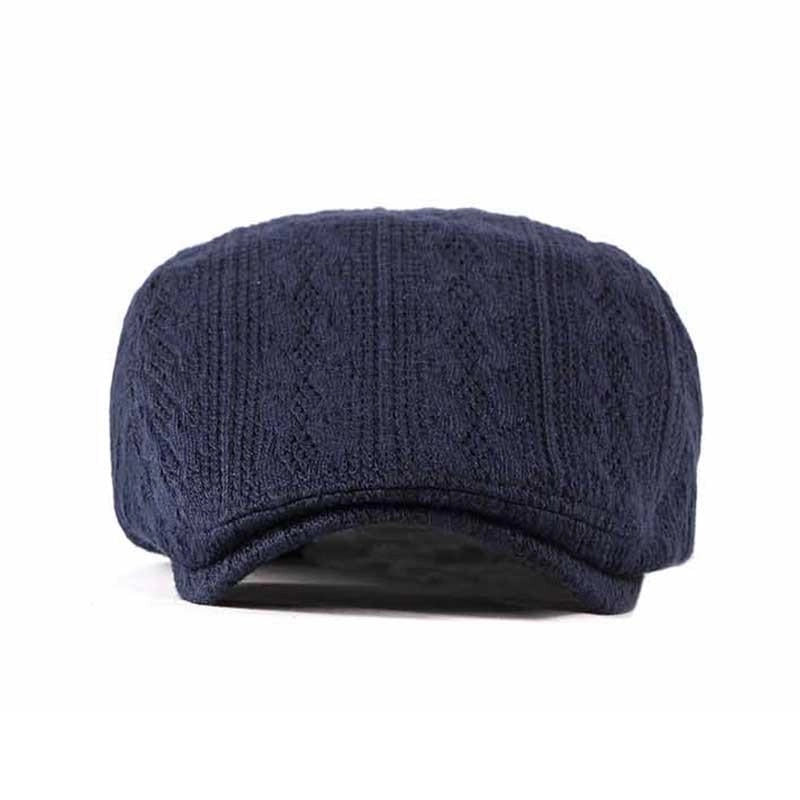 Casquette Plate Vintage en Coton - Navyton 2