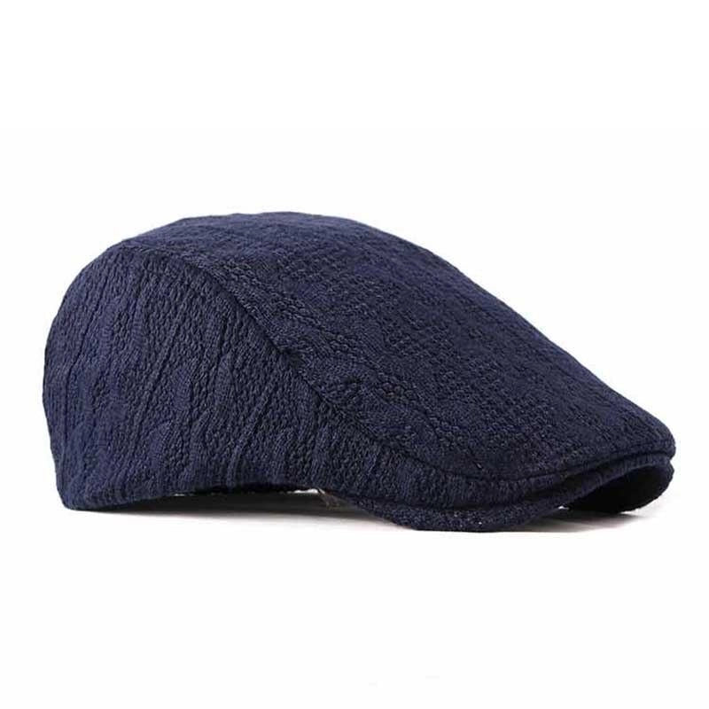 Casquette Plate Vintage en Coton - Navyton 3