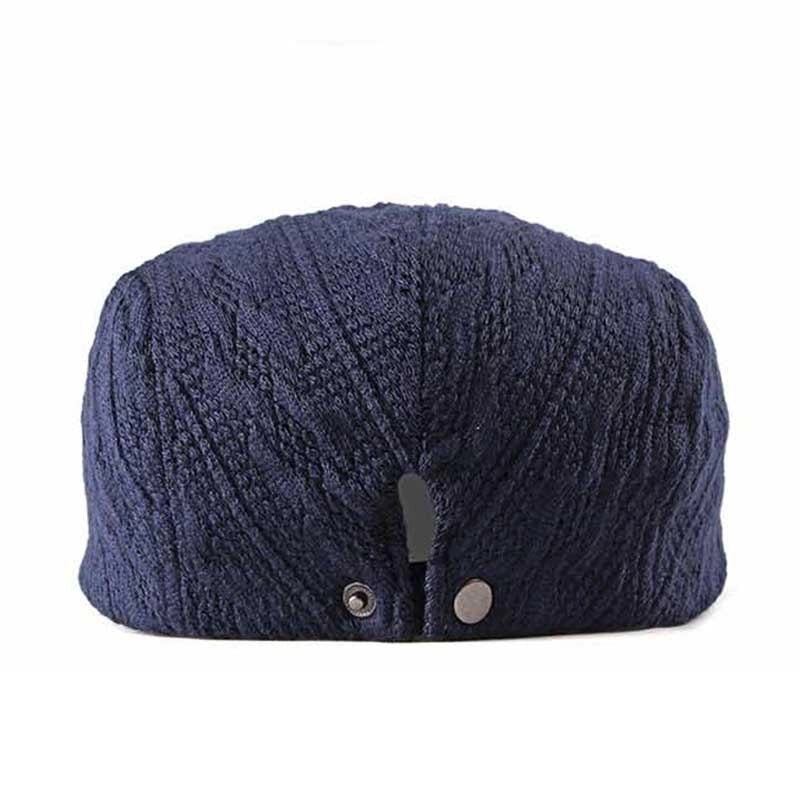 Casquette Plate Vintage en Coton - Navyton 4