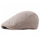 Casquette Plate Vintage en Coton - Sepiatone