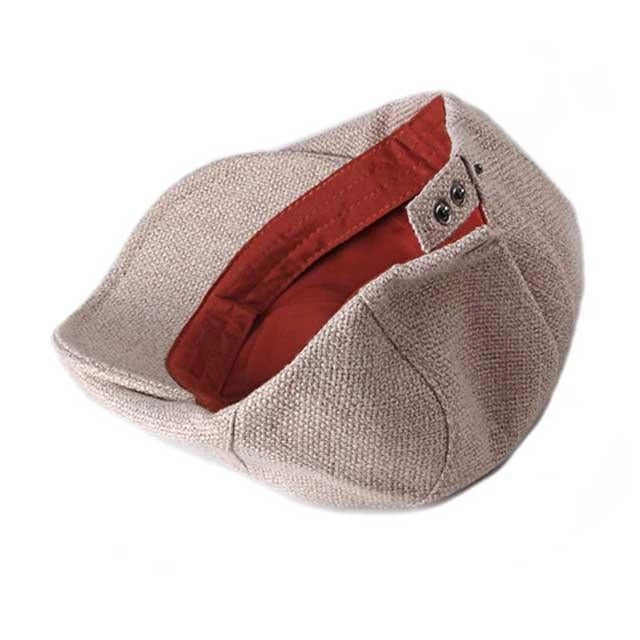 Casquette Plate Vintage en Coton - Sepiatone 4