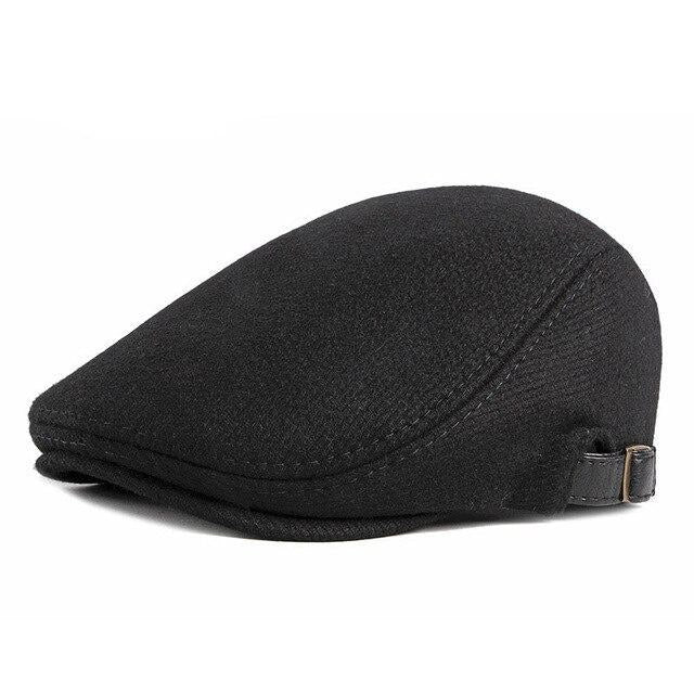 Casquette Plate Vintage en Laine - Camden 1